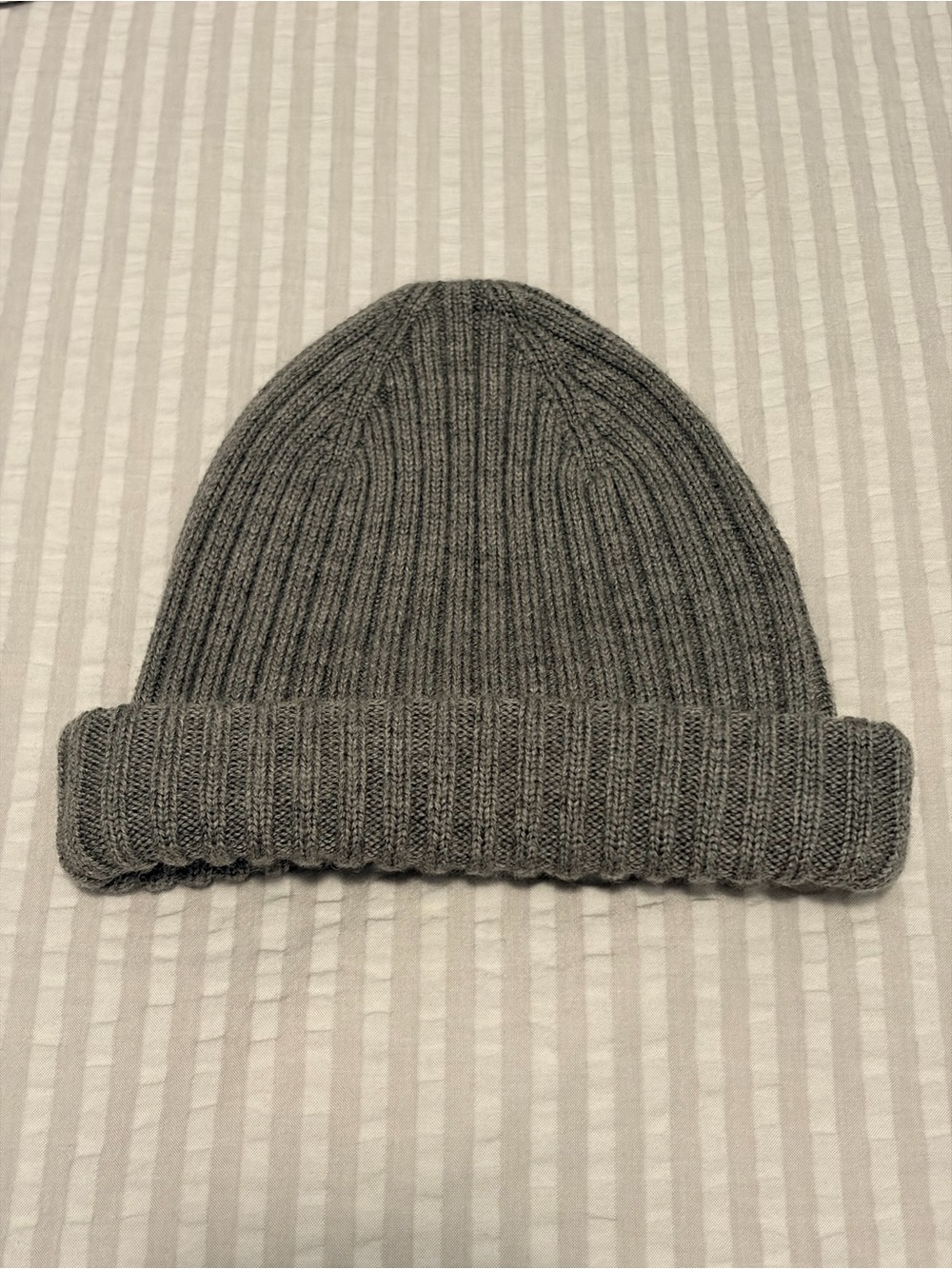 ASKET Ribbed Knit Toque - Gray